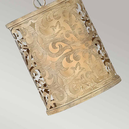 Carabel In Light Mini Pendant In Brushed Champagne