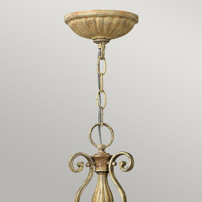 Carabel Light Pendant Chandelier in Brushed Champagne