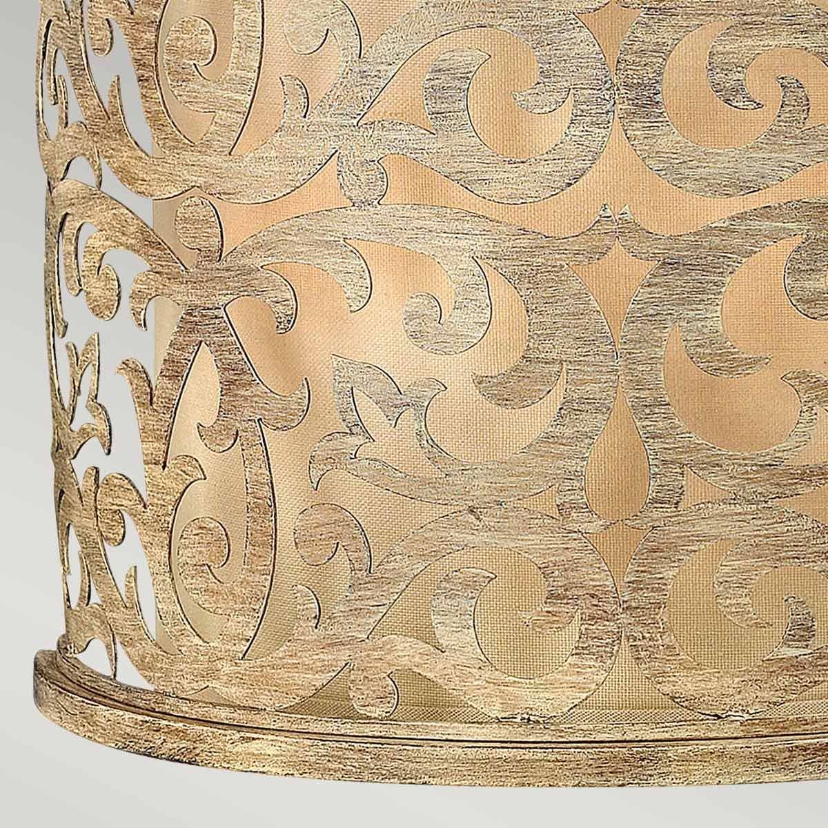 Carabel Light Wall Light in Brushed Champagne