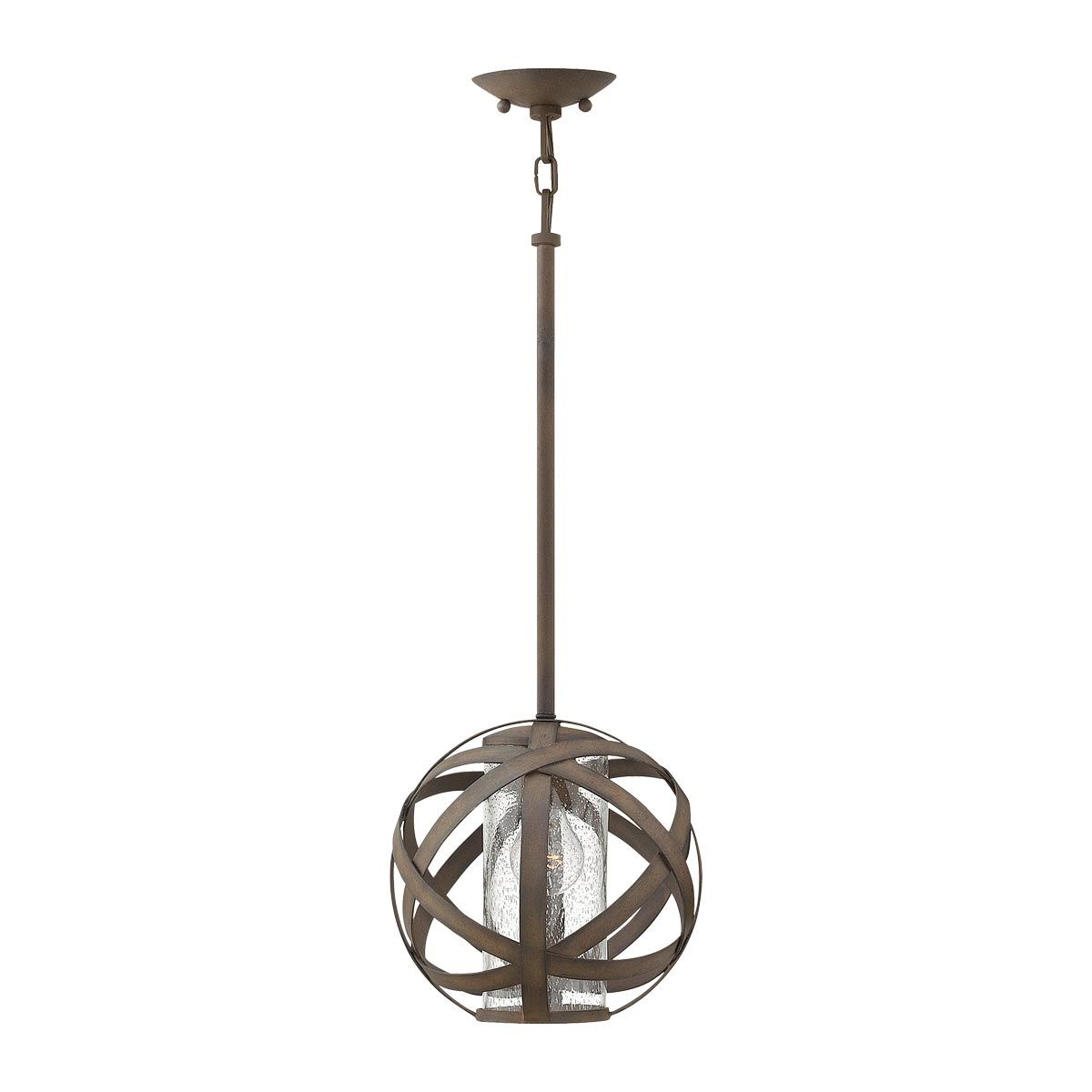 Carson In Light Pendant Light In Vintage Iron