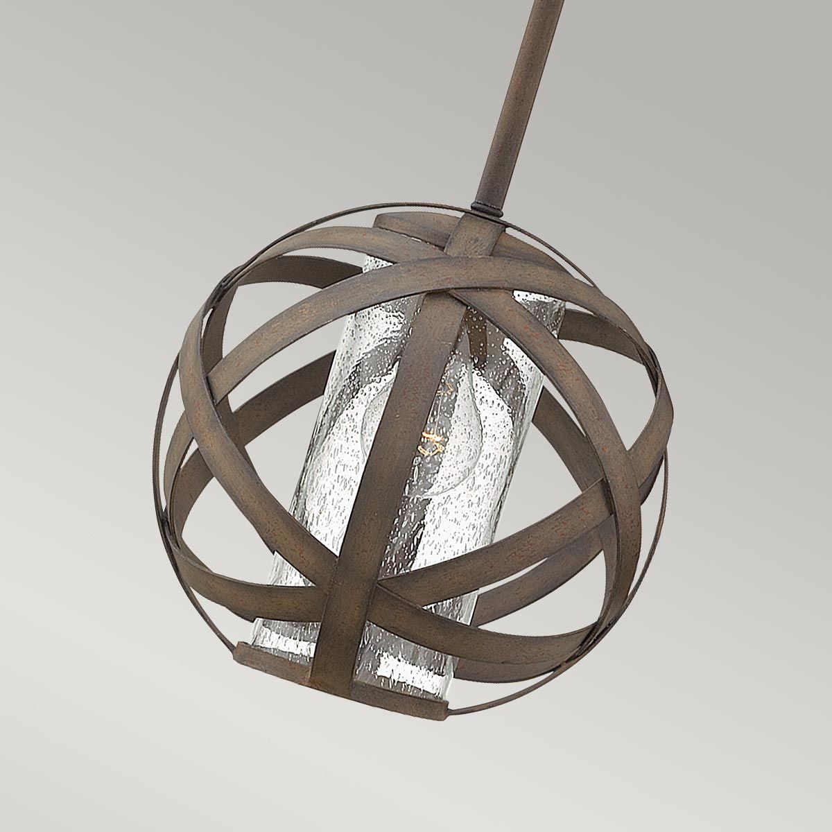 Carson In Light Pendant Light In Vintage Iron