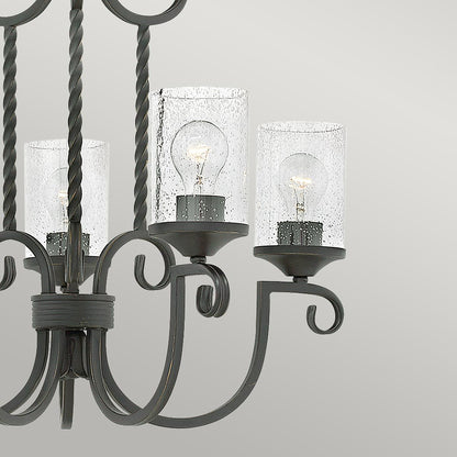 Casa Light Chandelier in Olde Black