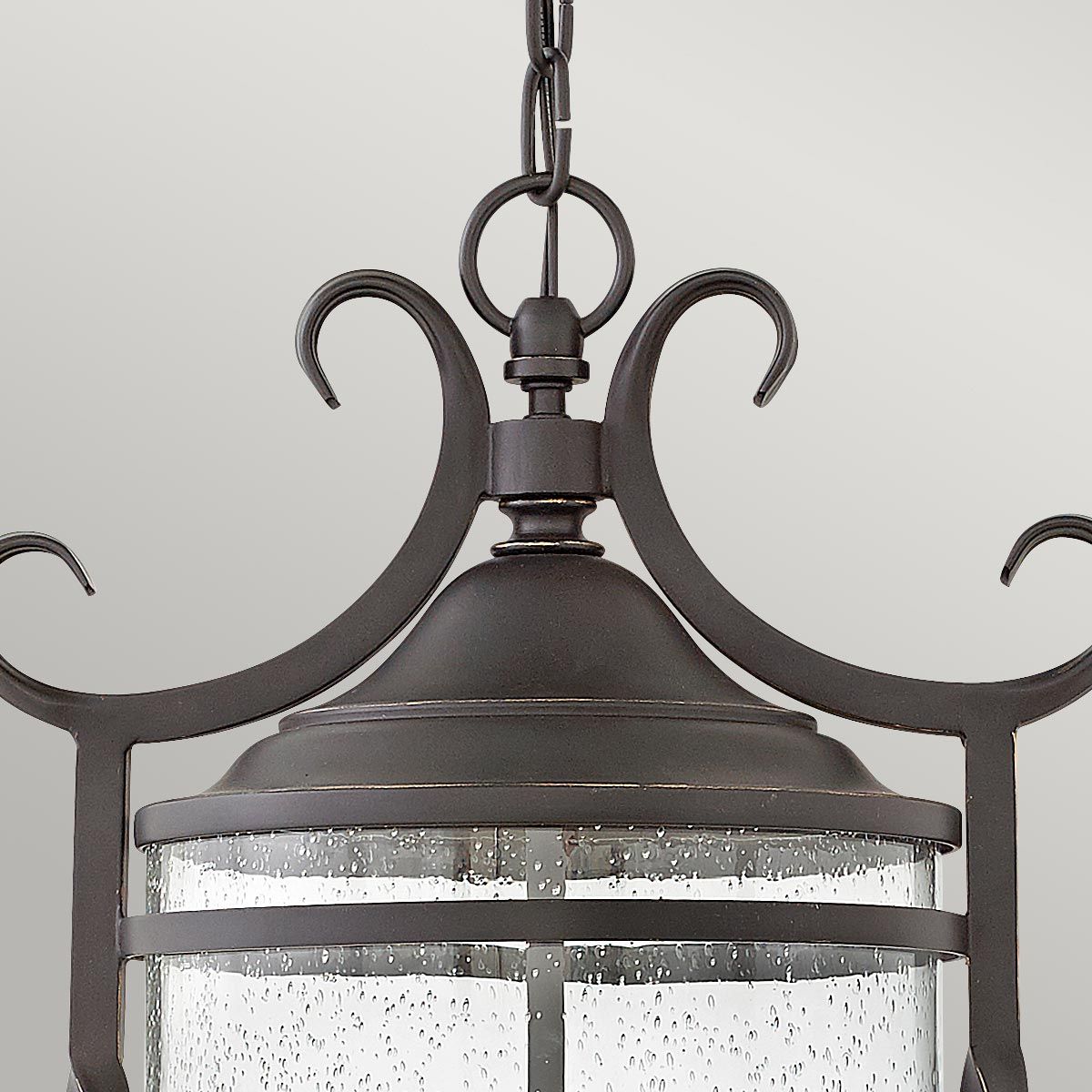 Casa Light Chain Lantern in Olde Black