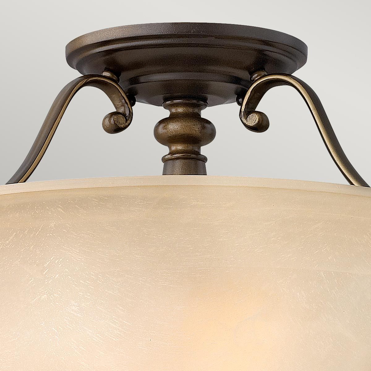 Dunhill Light Semi-Flush in Royal Bronze