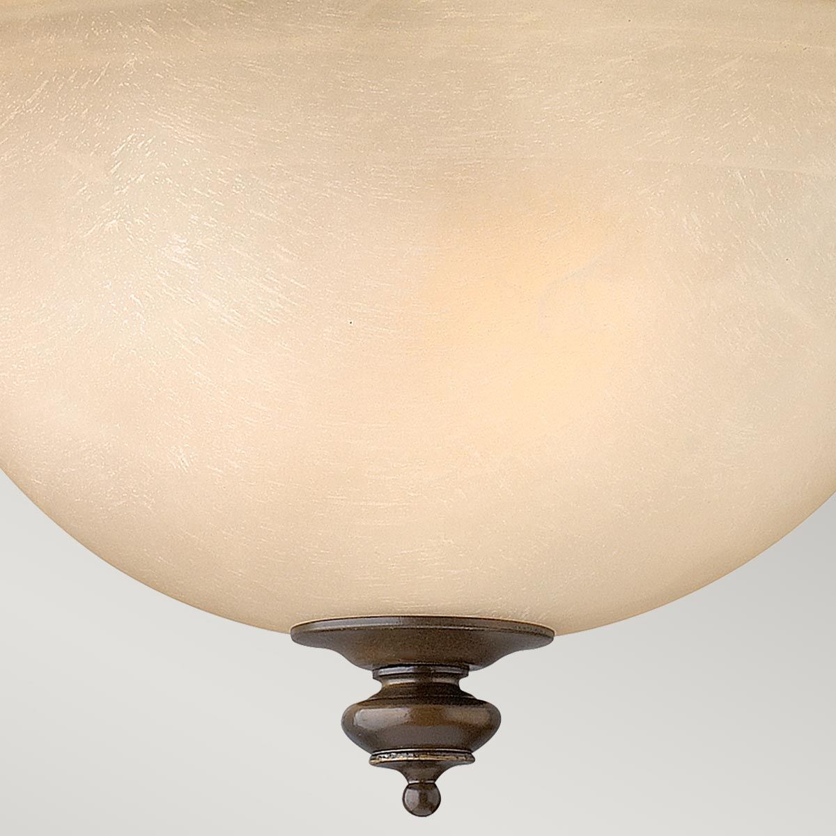 Dunhill Light Semi-Flush in Royal Bronze