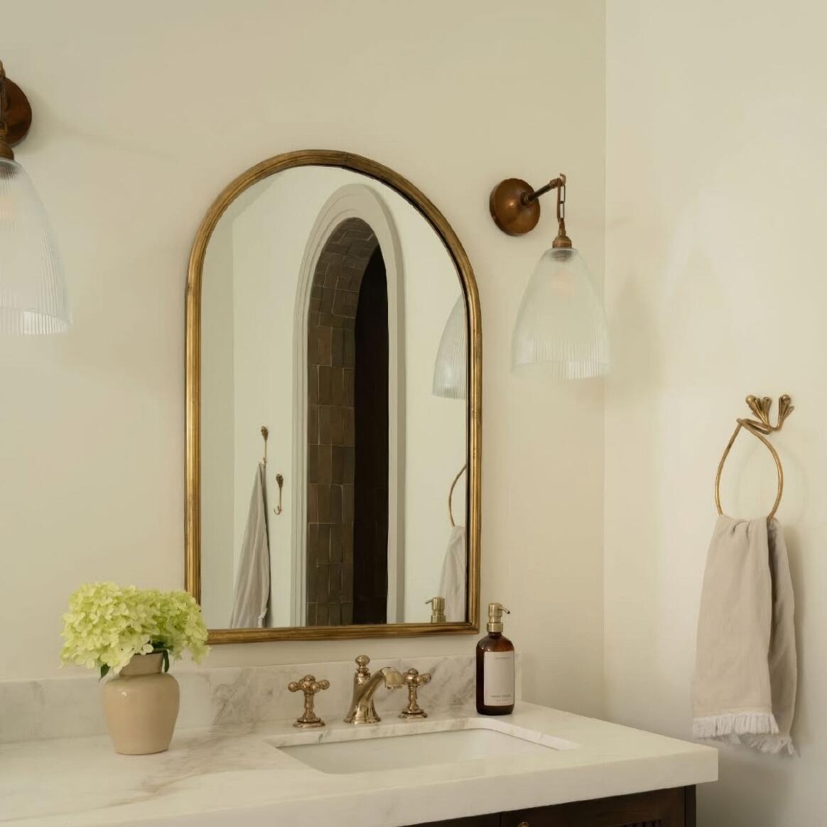 Fend Vintage Prismatic Glass Wall Light 38cm