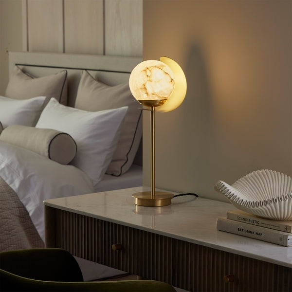 Callisto Alabaster Table Lamp