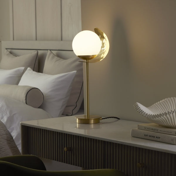 Callisto Opal Table Lamp