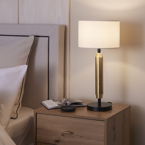 Walton Table Lamp Ivory Shade
