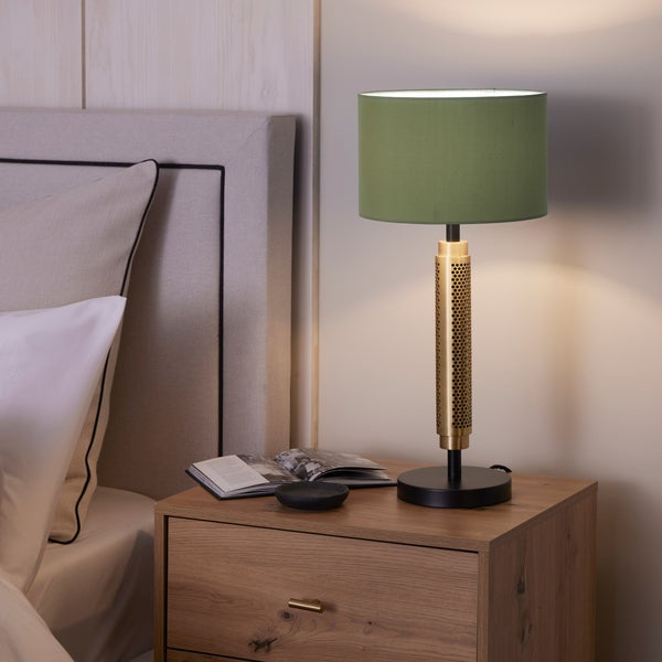 Walton Table Lamp Military Shade