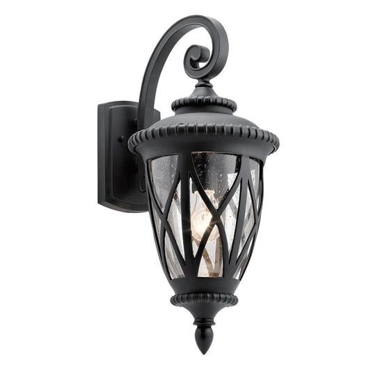Admirals Cove Light Large Wall Lantern in Textured Black
