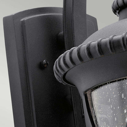 Admirals Cove Light Large Wall Lantern in Textured Black