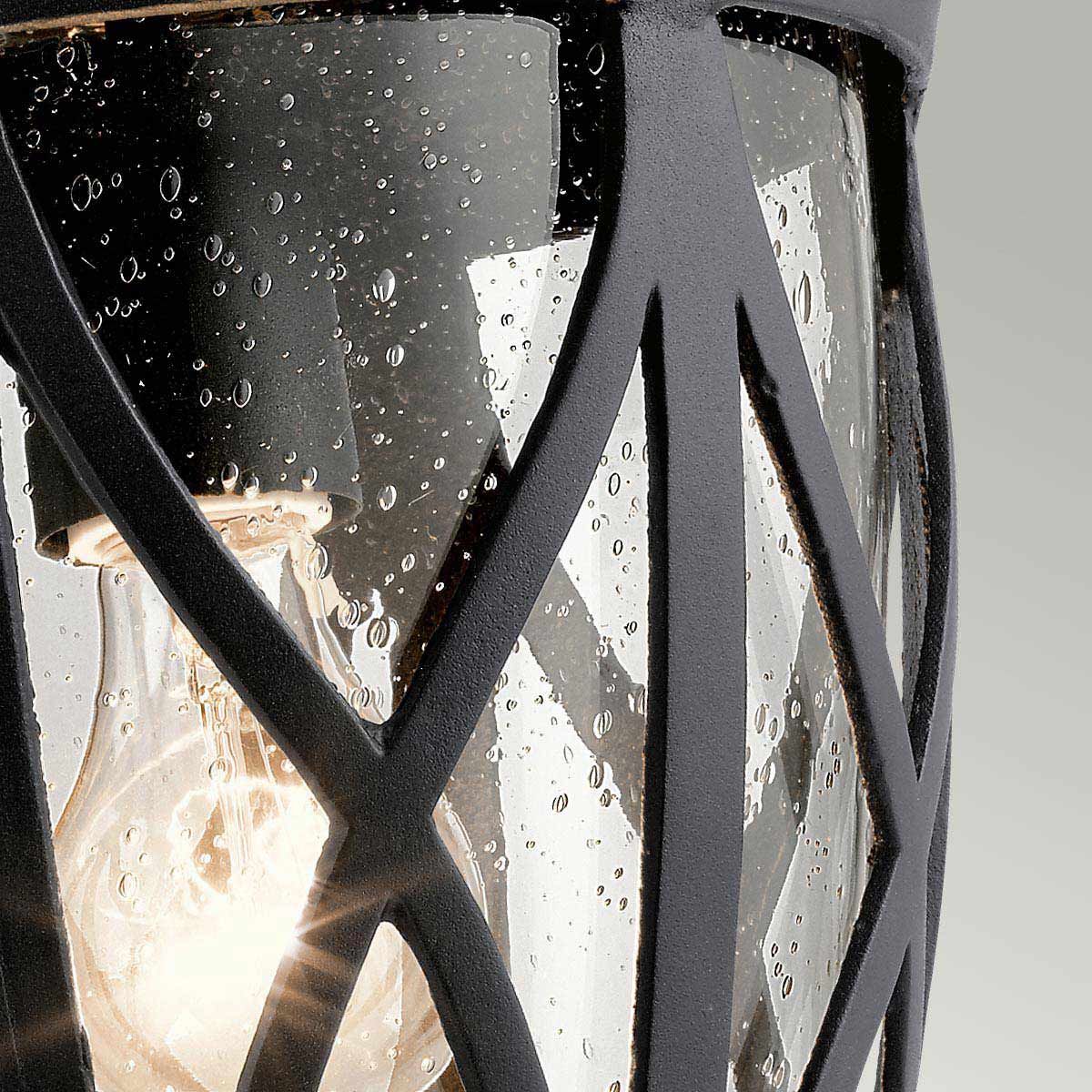 Admirals Cove Light Large Wall Lantern in Textured Black