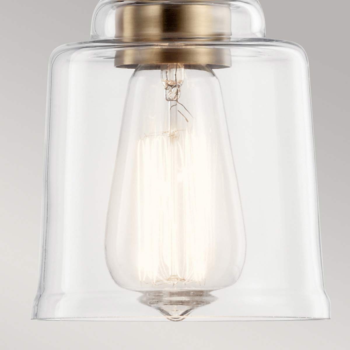 Aivian Light Pendant in Weathered Brass
