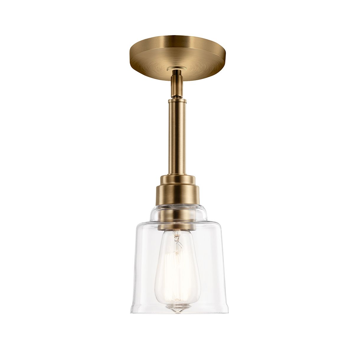 Aivian Light Pendant in Weathered Brass