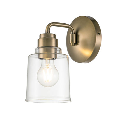 Aivian Light Wall Light in Weathered Brass