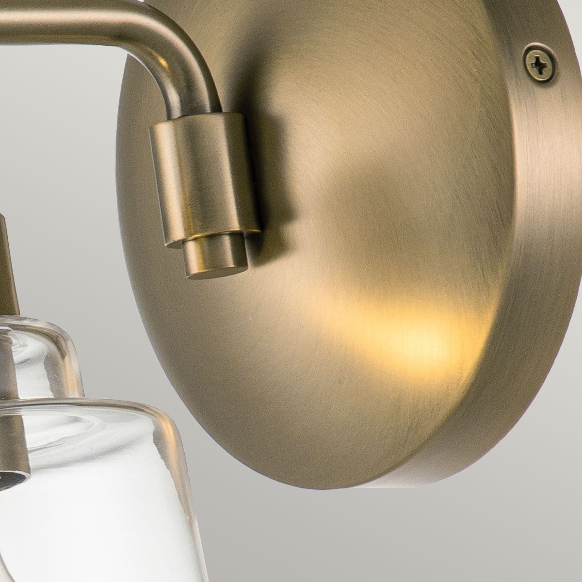Aivian Light Wall Light in Weathered Brass