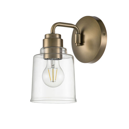Aivian Light Wall Light in Weathered Brass