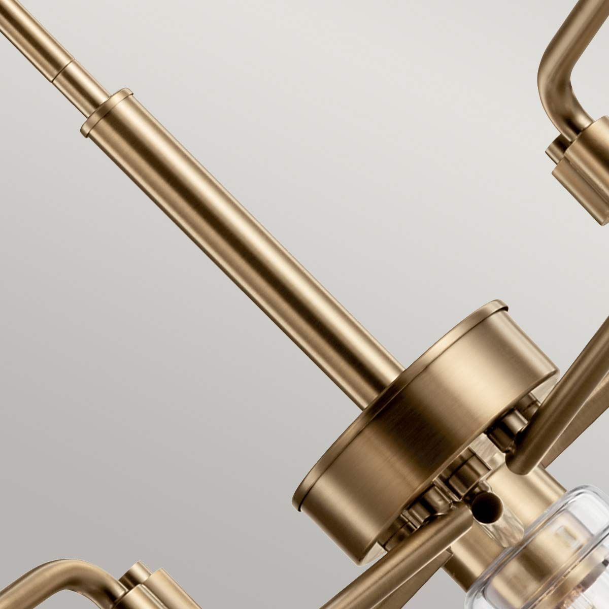 Aivian Light Chandelier in Weathered Brass