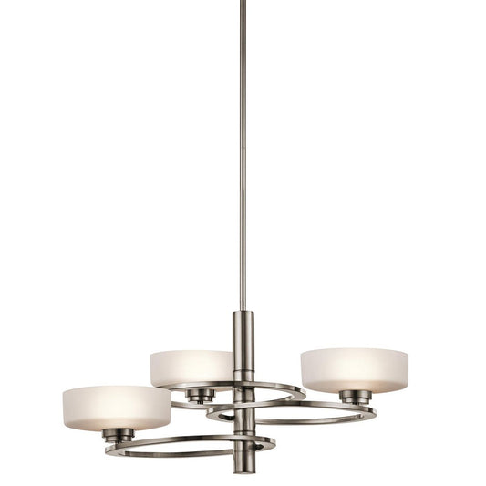 Aleeka Light Chandelier in Classic Pewter