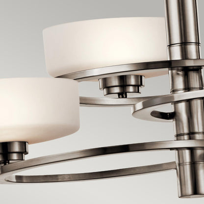 Aleeka Light Chandelier in Classic Pewter
