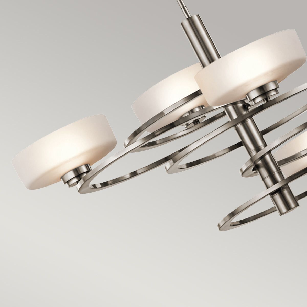 Aleeka Light Chandelier in Classic Pewter