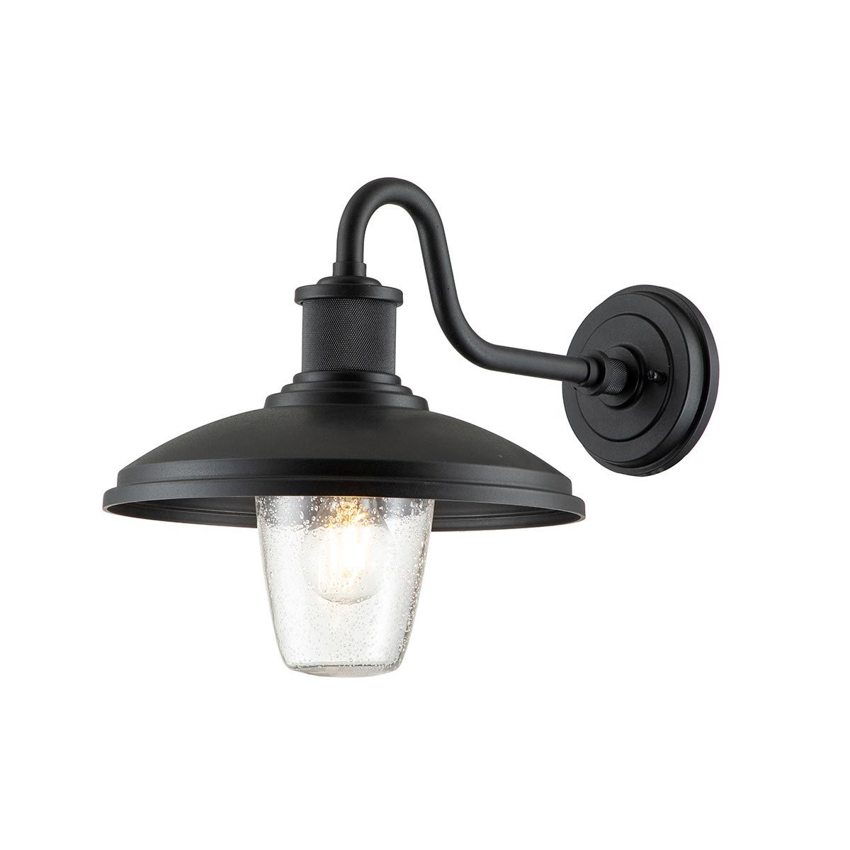 Allenbury Light Medium Wall Lantern in Textured Black