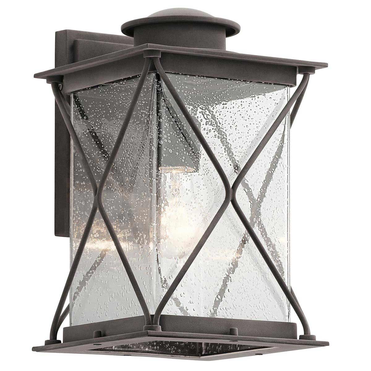 Argyle Light Medium Outdoor Wall Light in Weathered Zinc