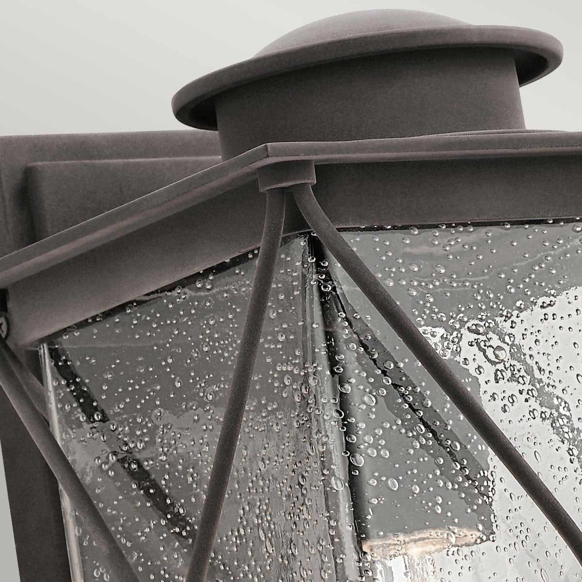 Argyle Light Medium Outdoor Wall Light in Weathered Zinc