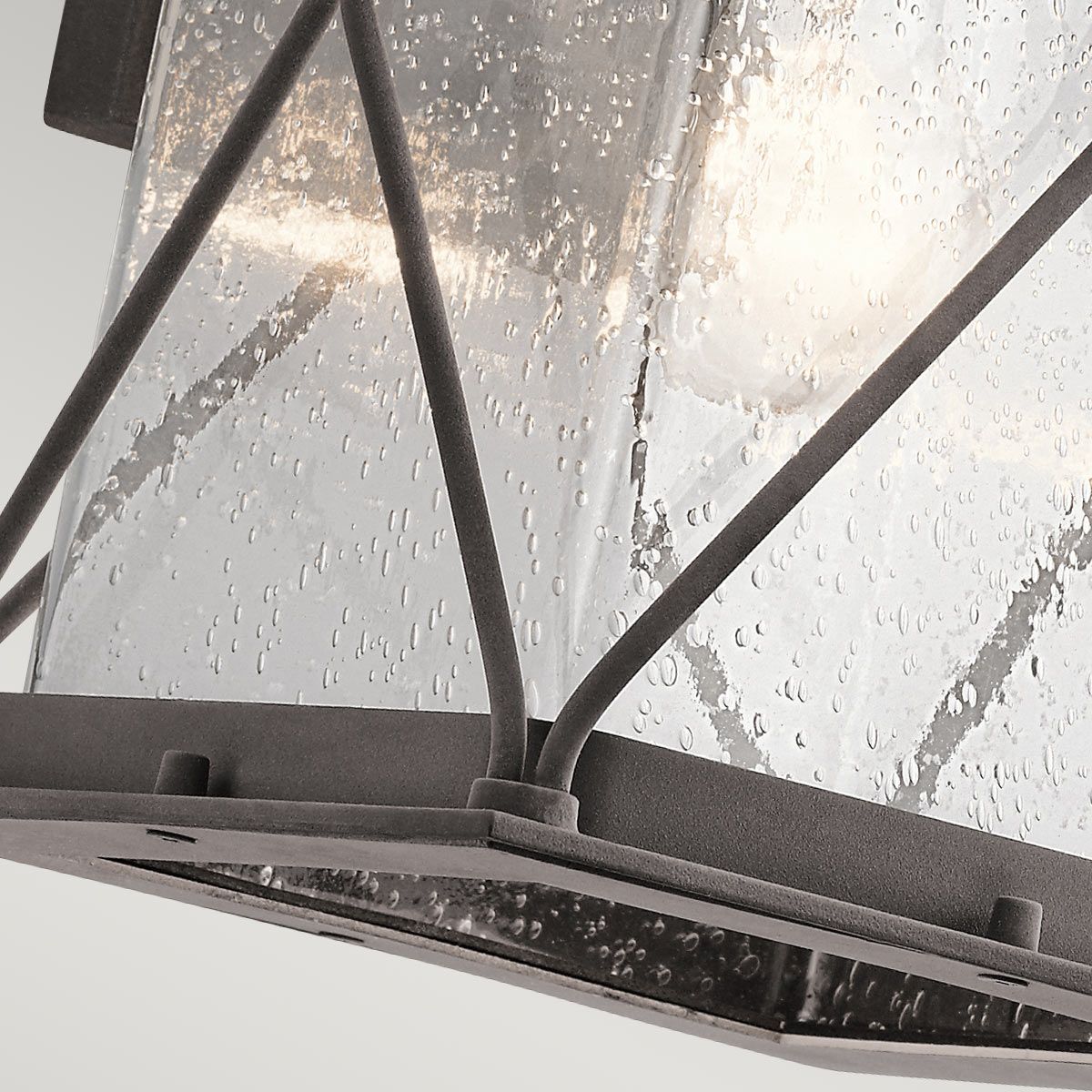 Argyle Light Medium Outdoor Wall Light in Weathered Zinc