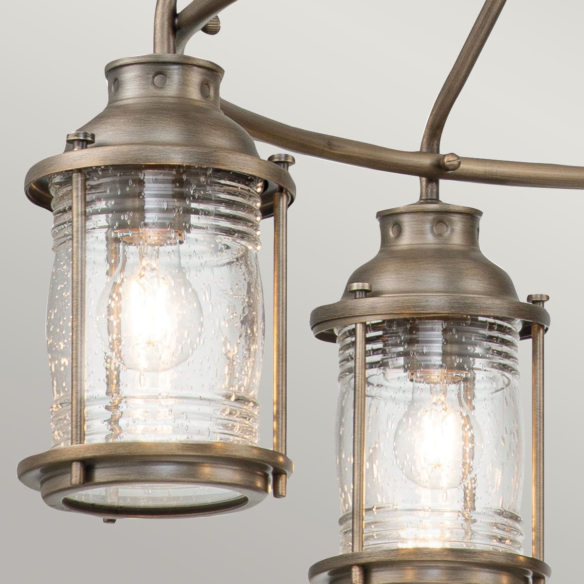 Ashland Bay Light Outdoor Chandelier in Burnished Bronze