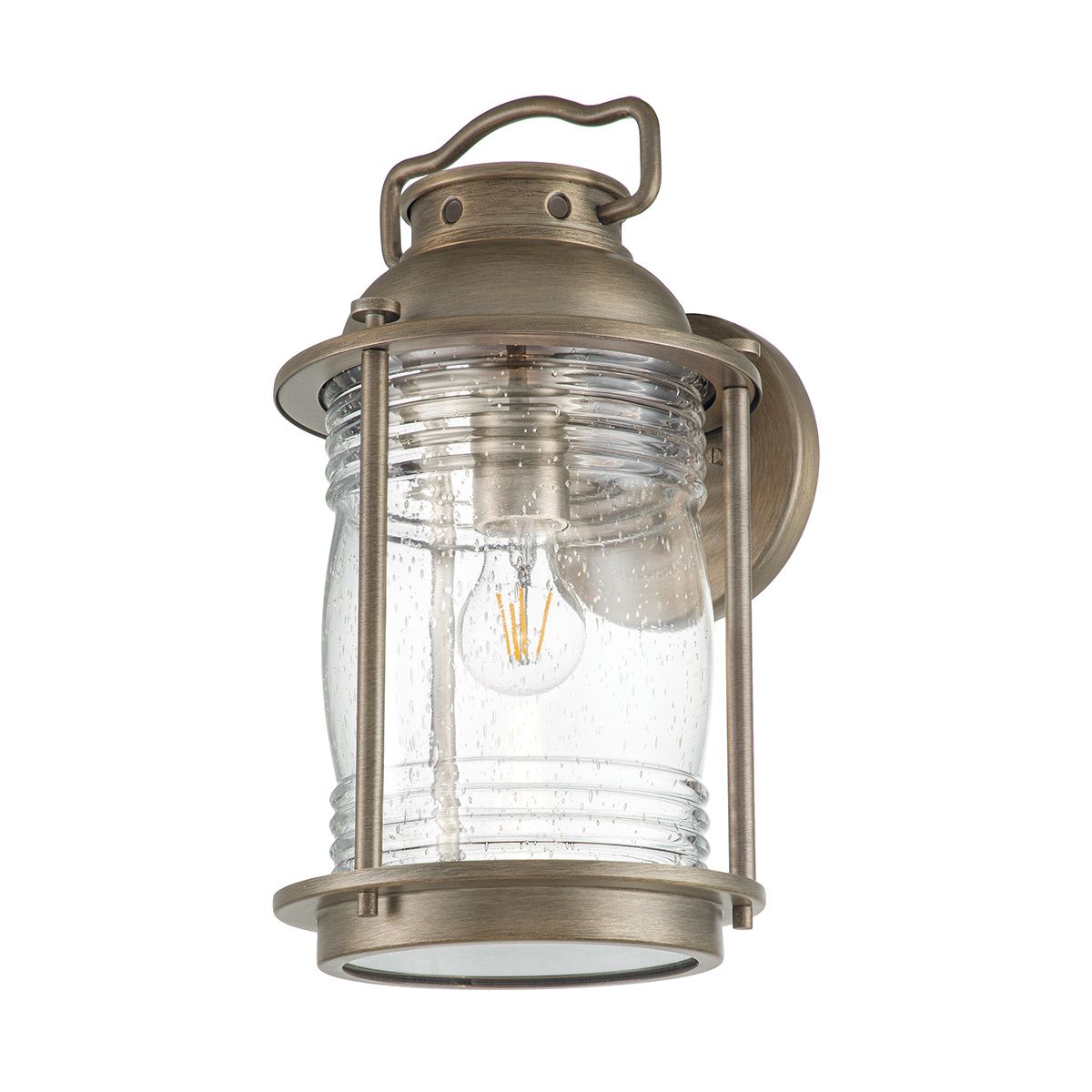 Ashland Bay Light Large Wall Lantern in Burnished Bronze