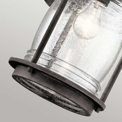 Ashland Bay Light Large Wall Lantern in Weathered Zinc