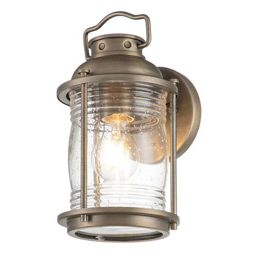 Ashland Bay Light Small Wall Lantern in Burnished Bronze