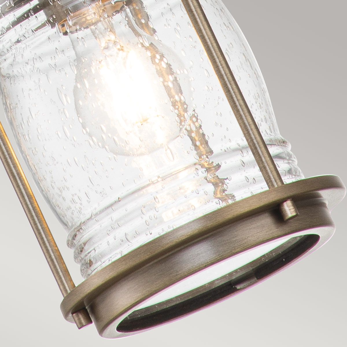 Ashland Bay Light Small Chain Lantern in Burnished Bronze