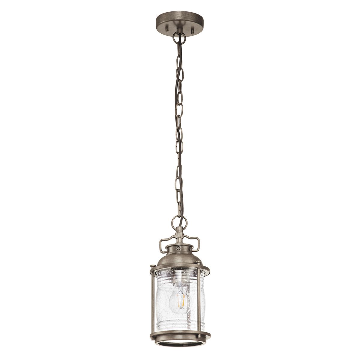 Ashland Bay Light Small Chain Lantern in Burnished Bronze