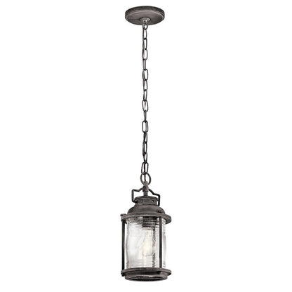 Ashland Bay Light Small Chain Lantern in Weathered Zinc
