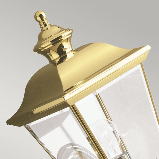 Bay Shore In Light Medium Outdoor Wall Light In Polished Brass