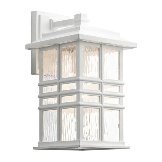Beacon Square Light Medium Wall Lantern in White