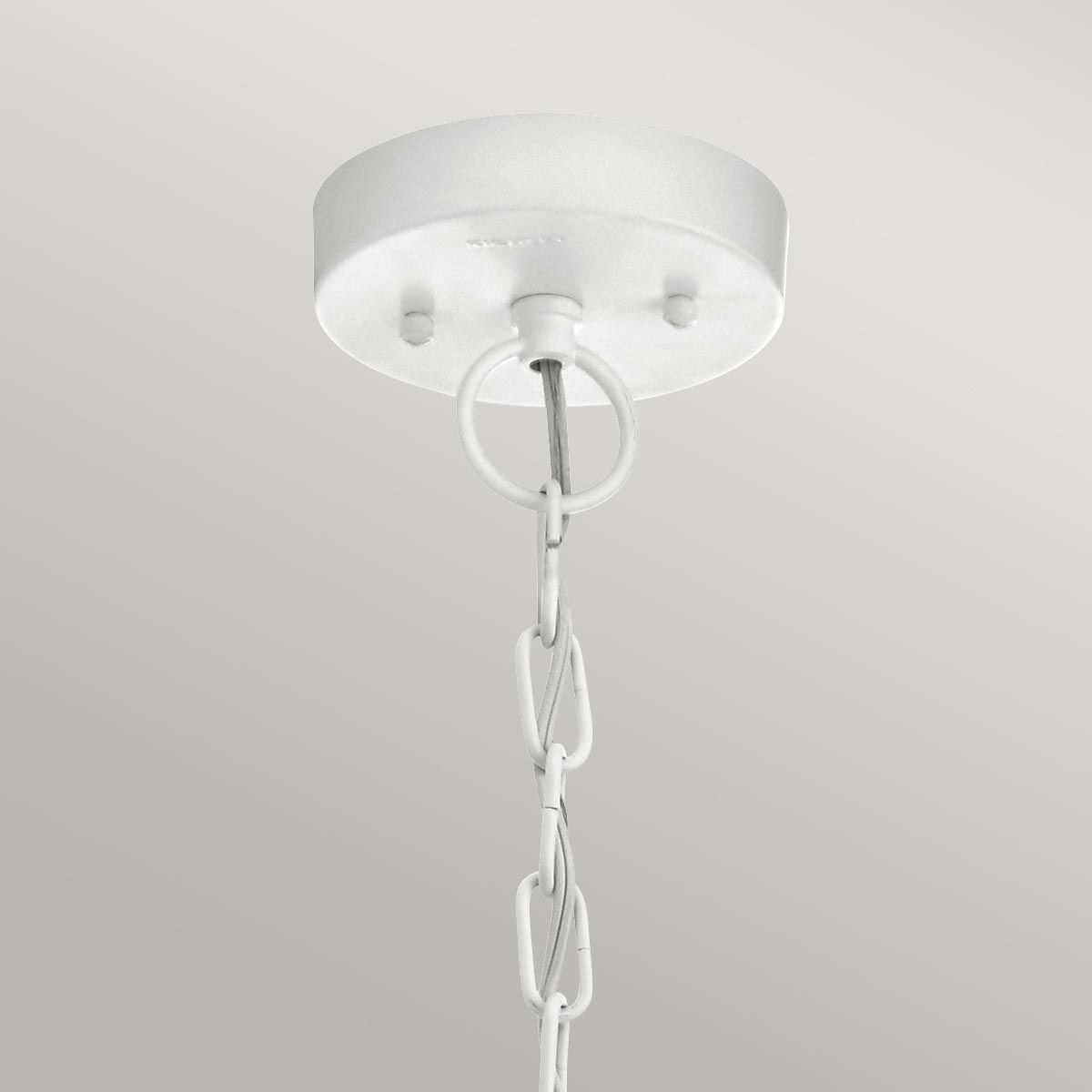 Beacon Square Light Chain Lantern in White