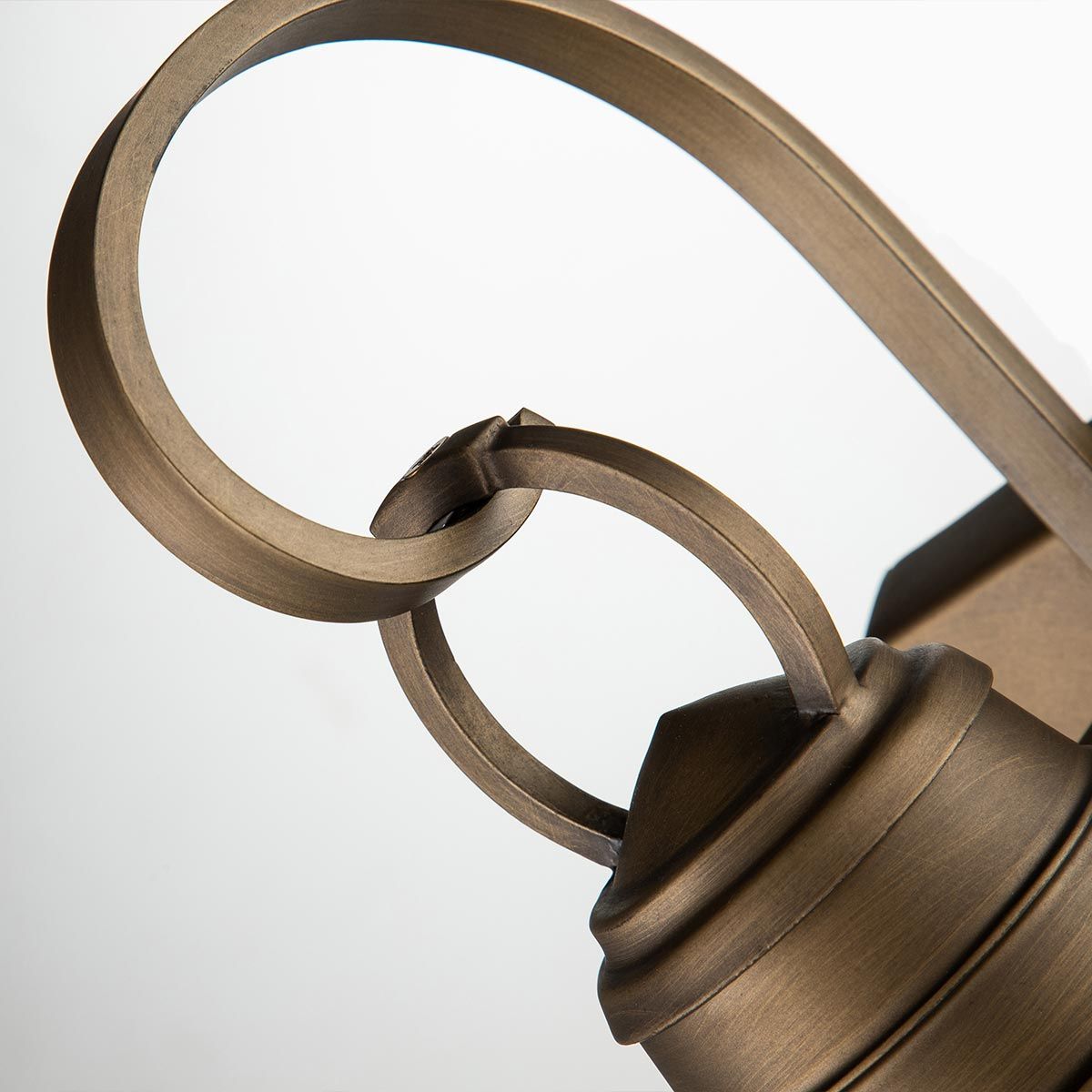 Bridgepoint Light Small Wall Lantern in Natural Brass