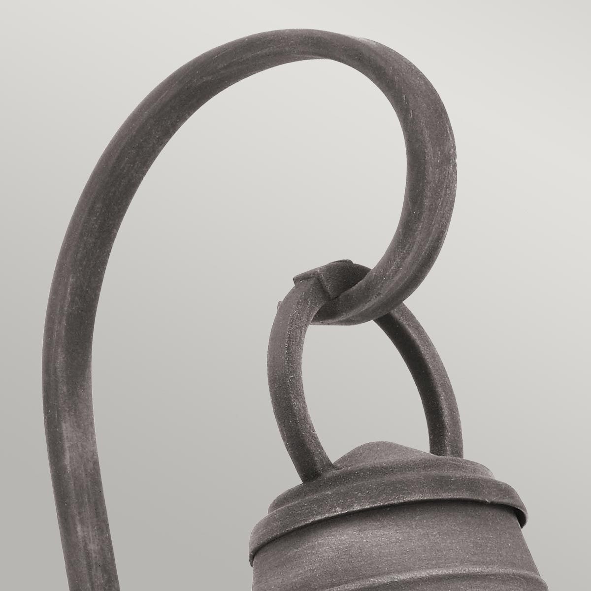 Bridgepoint Light Small Wall Lantern in Weathered Zinc