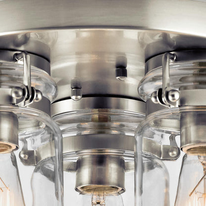 Brinley Light Flush in Brushed Nickel