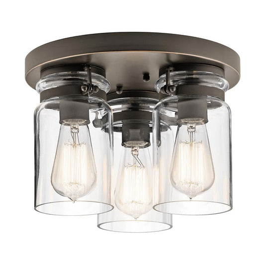 Brinley Light Flush in Olde Bronze