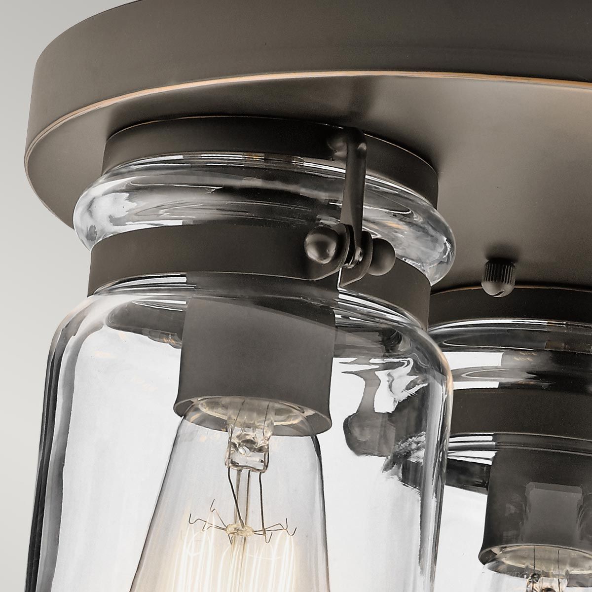 Brinley Light Flush in Olde Bronze