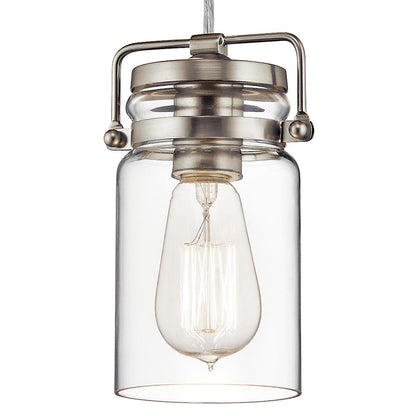 Brinley Light Mini Pendant in Brushed Nickel