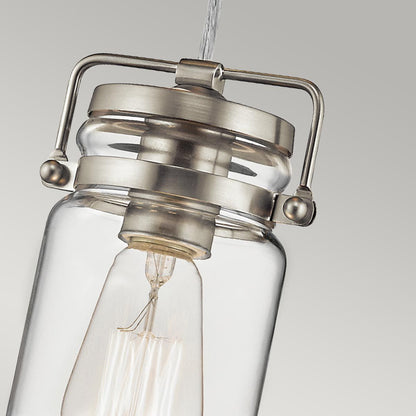 Brinley Light Mini Pendant in Brushed Nickel