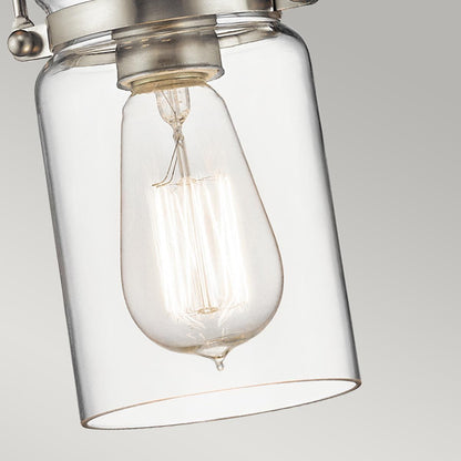 Brinley Light Mini Pendant in Brushed Nickel