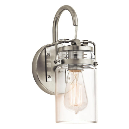 Brinley Light Wall Light in Brushed Nickel