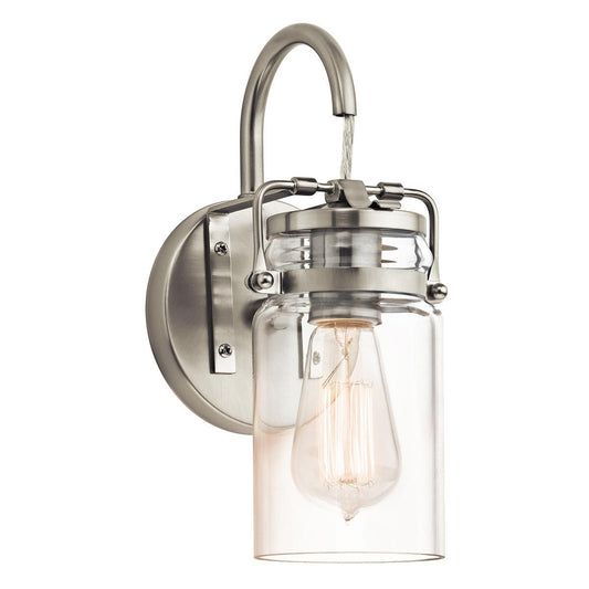 Brinley Light Wall Light in Brushed Nickel